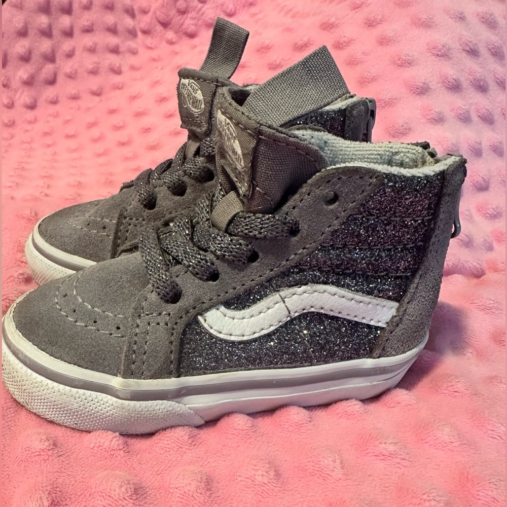 Toddler Vans sk8-hi zip shoes